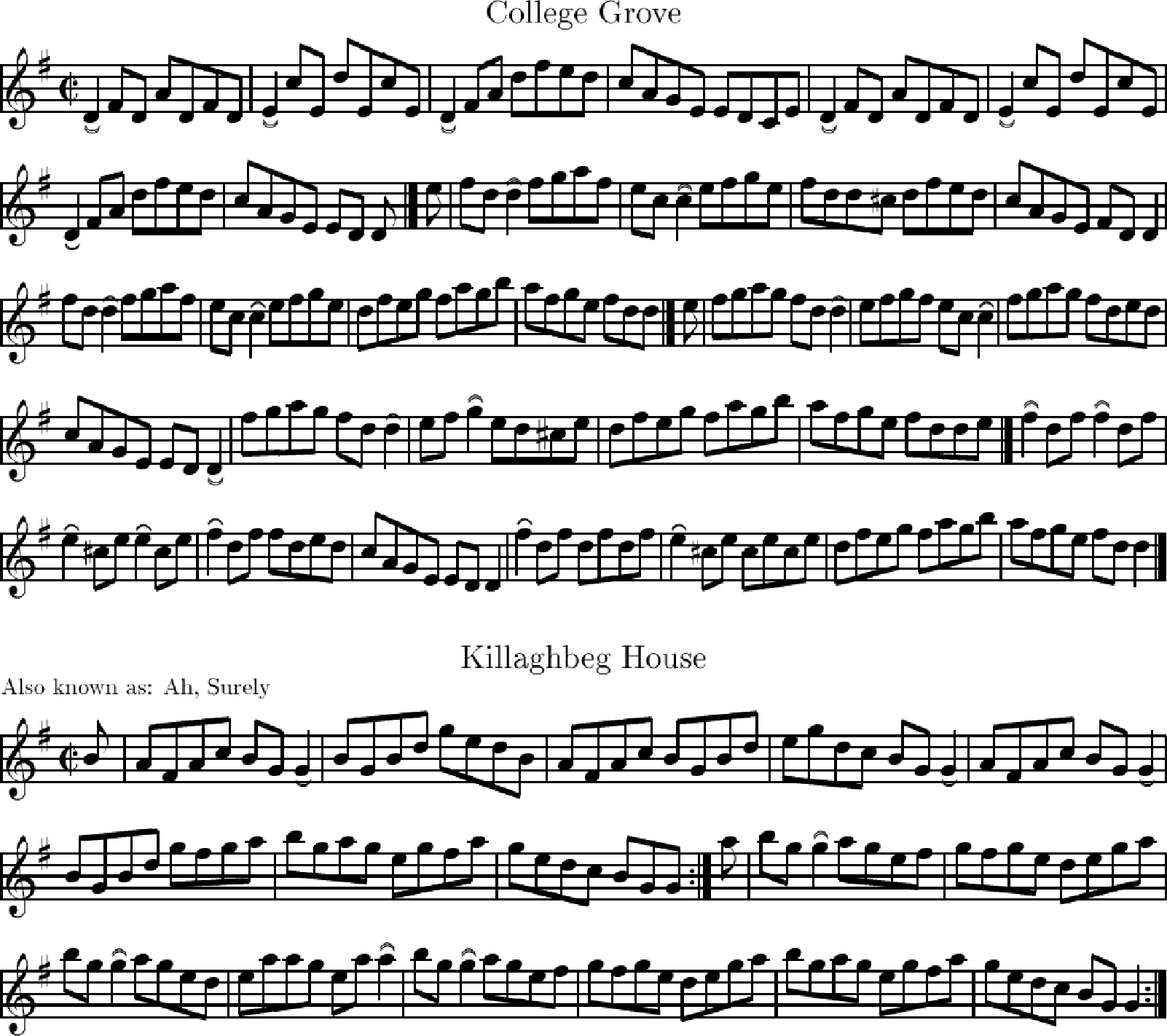 Ah Surely notation page 1