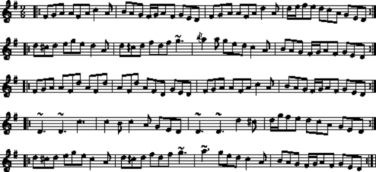 An Phis Fhliuch notation page 1