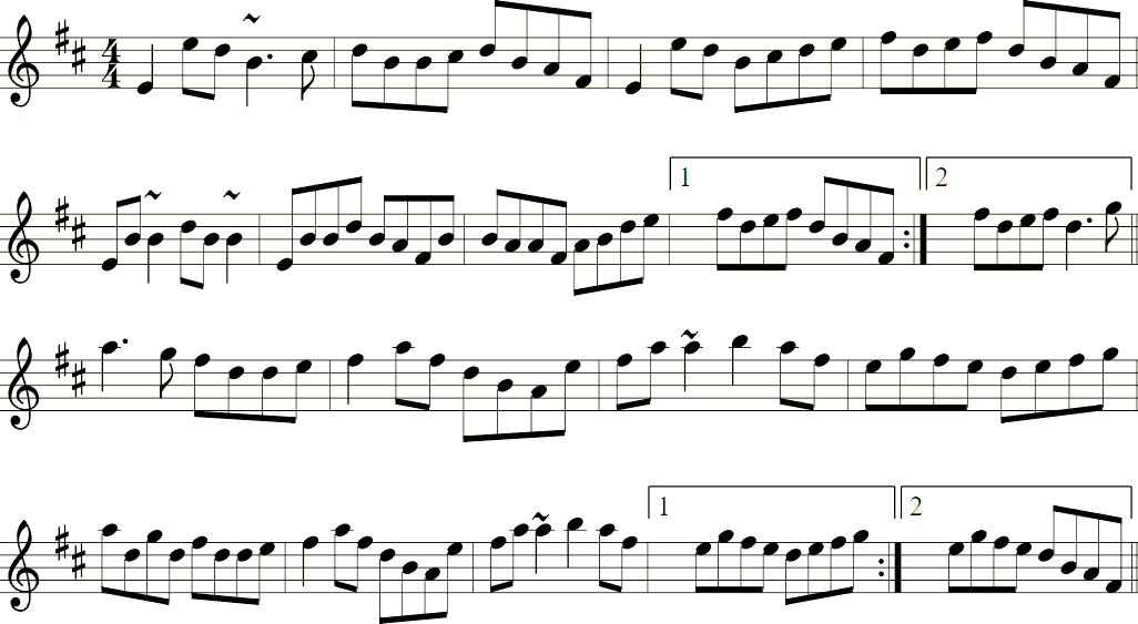 Andy McGann’s notation page 1