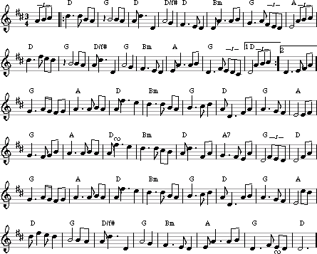 Ann Maguire's Silver Wedding notation page 1