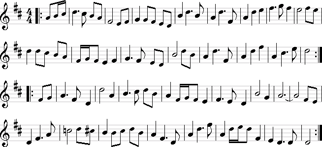 Ashokan Farewell notation page 2