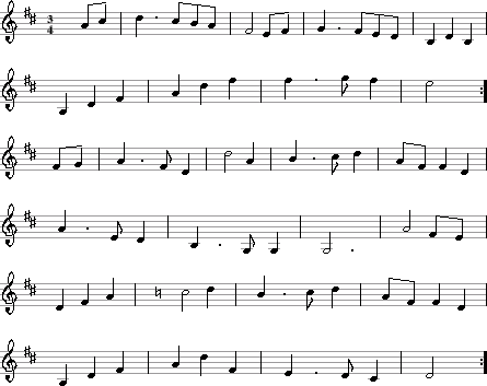 Ashokan Farewell notation page 3