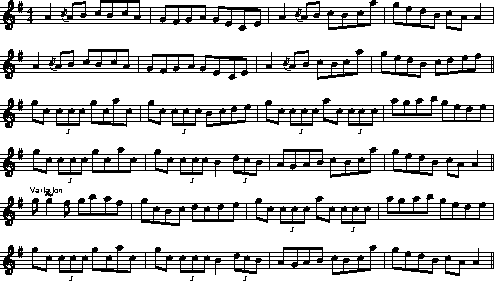 Ballinasloe Fair notation page 1