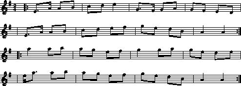 Ballydesmond #1 notation page 1