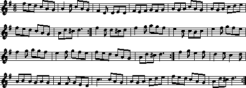 Banish Misfortune notation page 1