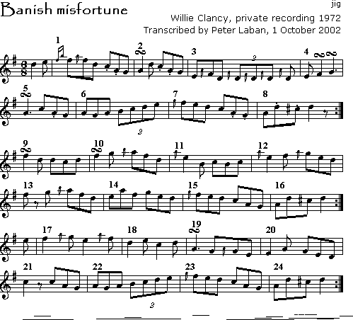 Banish Misfortune notation page 2