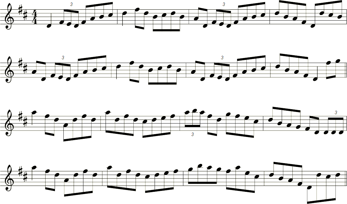 Biddy From Muckross notation page 1