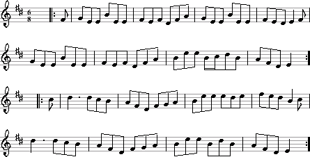 Boys of Ballymote notation page 2