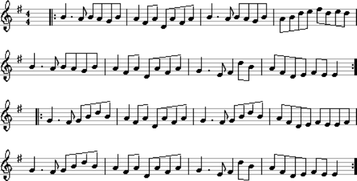 Brendan McMahon's notation page 1