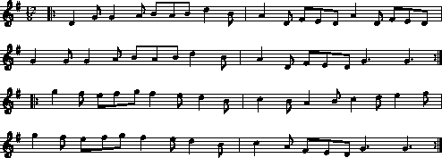 Brosna notation page 1