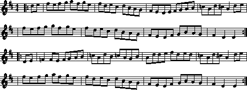 Chief O'Neill's Favourite notation page 1