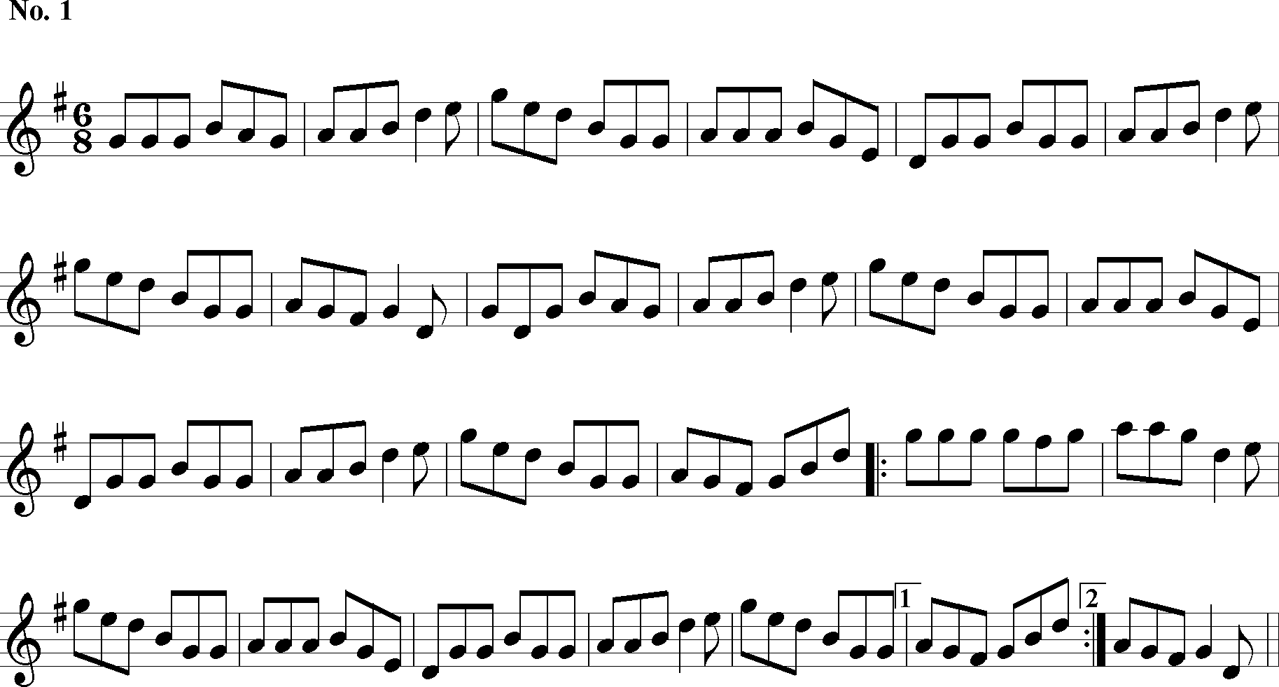 Christy Barry's notation page 2