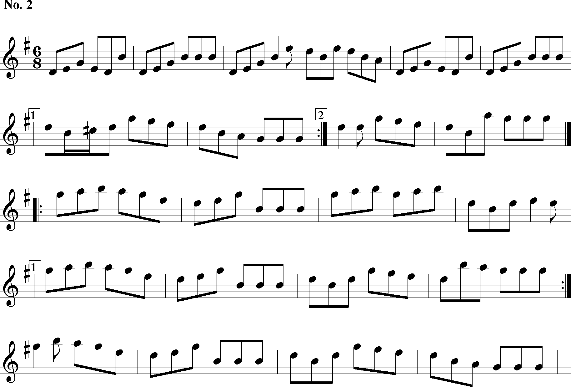 Christy Barry's notation page 3