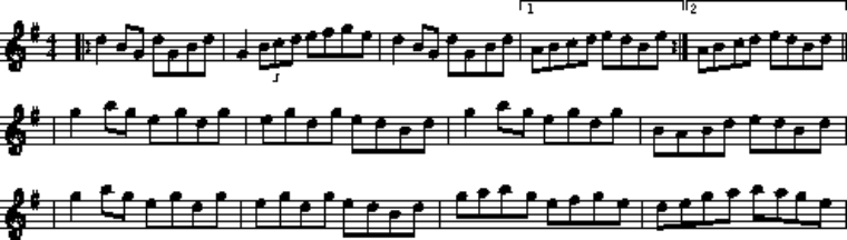 Come West Along The Road notation page 1