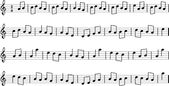 Da Day Dawn notation page 2