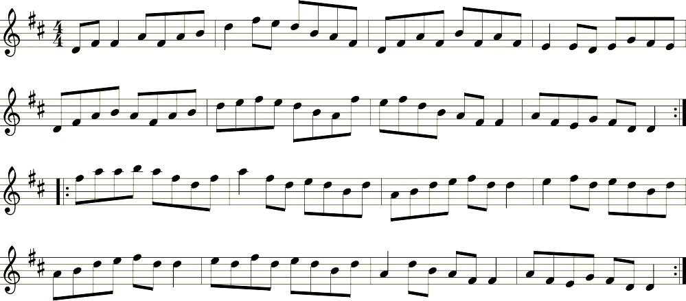 Devanny's Goat notation page 1