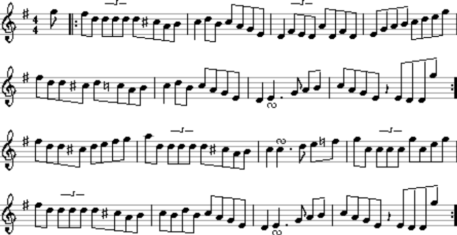 Dinny O'Brien's notation page 2