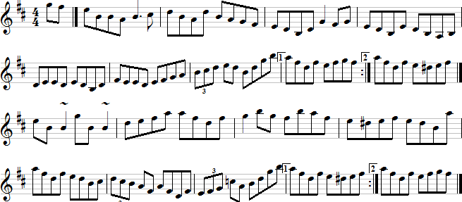 Dr. Gilbert's notation page 1